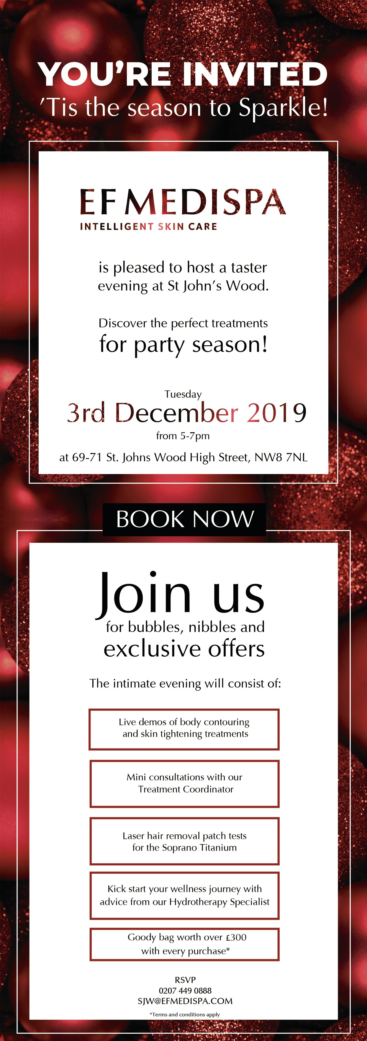 EF Medispa - Party season