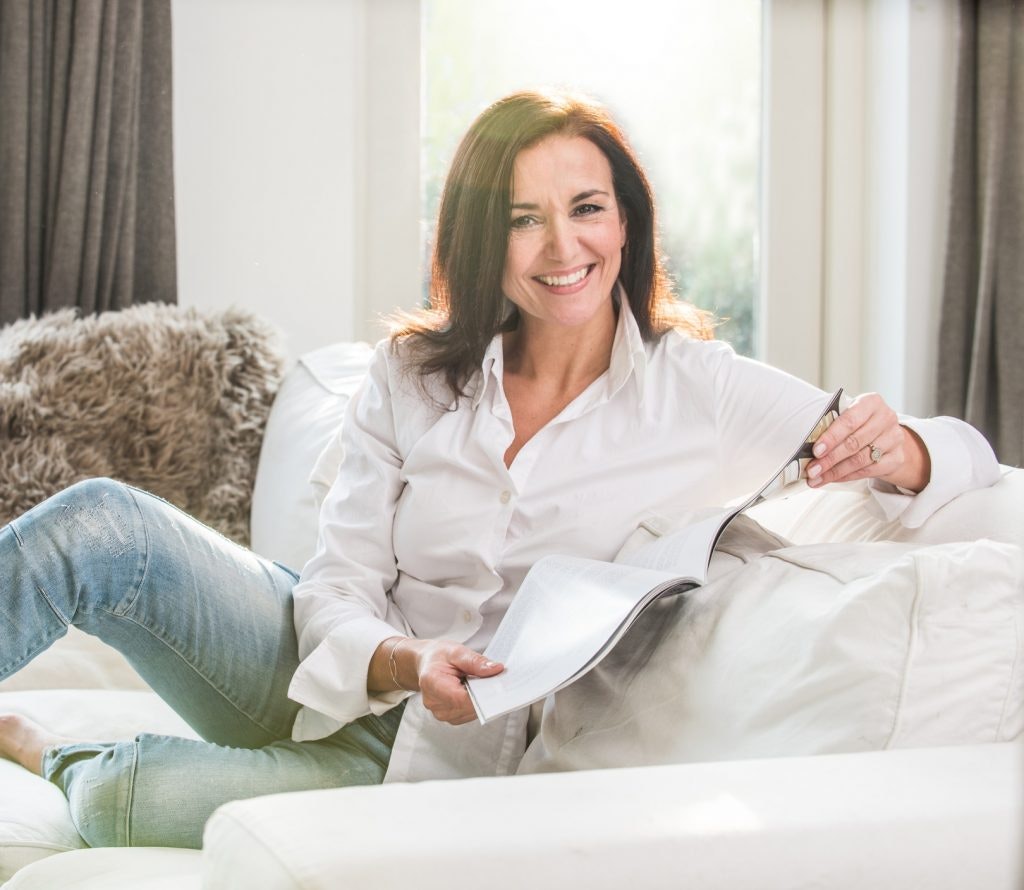 Happy confident woman