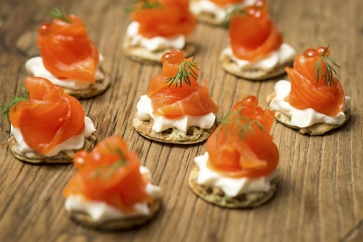 Smoked Salmon Blinis
