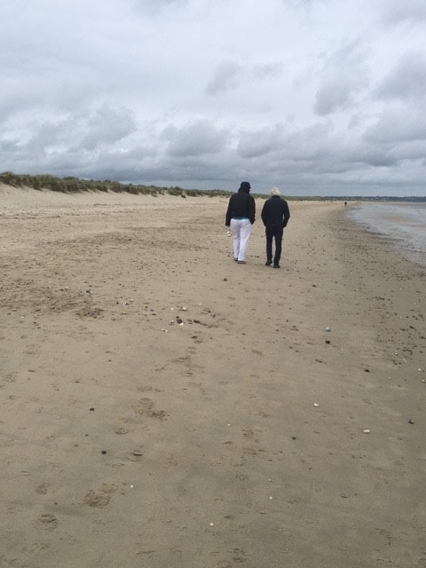 Charity walk from Plymouth to Lymington